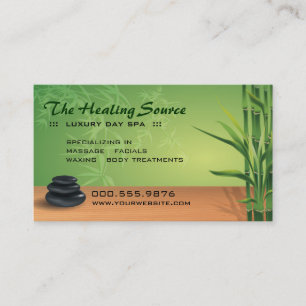 Benoeming Serene Massage en Spa Afsprakenkaartje