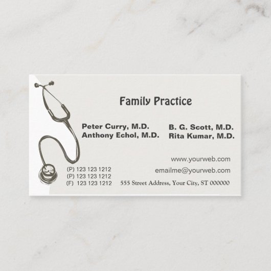 Benoeming Simple Geweldige Doctor Medical Device Afsprakenkaartje (Voorkant)