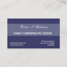 Benoeming Simple Minimal Doctor Chiropractic Afsprakenkaartje