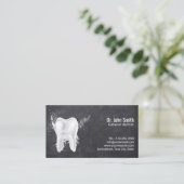 Benoeming tandheelkundig kalkbordtandheelkundige t afsprakenkaartje (Staand voorkant)