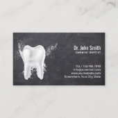 Benoeming tandheelkundig kalkbordtandheelkundige t afsprakenkaartje (Voorkant)