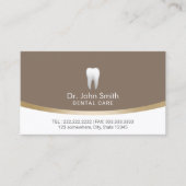 Benoeming tandheelkundige professionele tandheelku afsprakenkaartje (Voorkant)