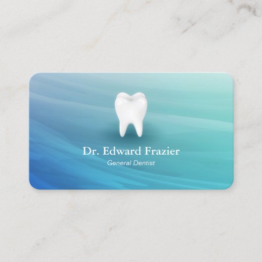 Benoeming tandheelkundige tandheelkunde Aqua Afsprakenkaartje (Voorkant)