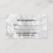 Benoeming tandheelkundige tandheelkundige tandheel afsprakenkaartje (Achterkant)