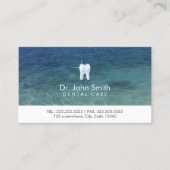 Benoeming tandheelkundige zorg schoon water afsprakenkaartje (Voorkant)