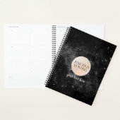 Benoeming van Cosmic Gold Moon Astrology Book Planner (Display)