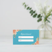 Benoeming van de Salon van de schoonheid de Afsprakenkaartje (Staand voorkant)