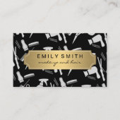 Benoeming van haarstylist-tools afsprakenkaartje (Voorkant)