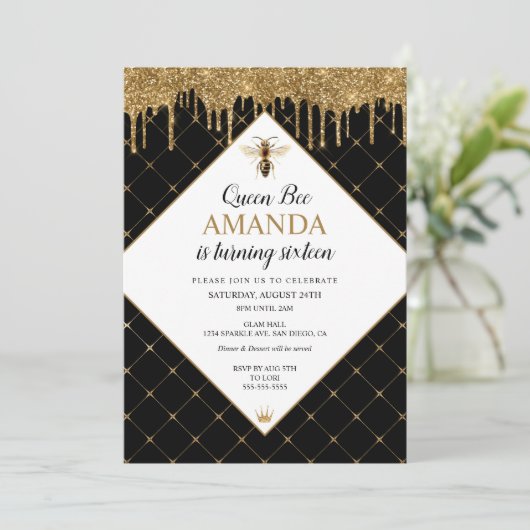 Benoeming van honingbijen kaart (Staand voorkant)