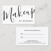 Benoeming van moderne artistieke artistieke makers afsprakenkaartje (Voorkant / Achterkant)