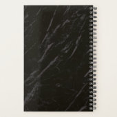 Benoeming van roos Gold- en zwarte marmeringboeken Planner (Achterkant)