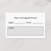 Benoeming voor Achology Certified Professional Coa Afsprakenkaartje (Achterkant)