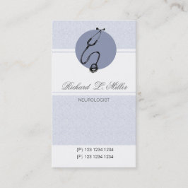 Benoeming voor gezondheidszorg Blauwe Doctor Steth Afsprakenkaartje