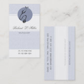 Benoeming voor gezondheidszorg Blauwe Doctor Steth Afsprakenkaartje (Voorkant / Achterkant)