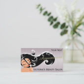 Benoeming voor pieklijst voor vrouwen afsprakenkaartje (Staand voorkant)