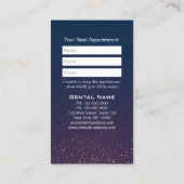 Benoeming voor professionele tandheelkundige tandh afsprakenkaartje (Achterkant)