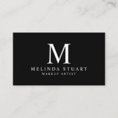 Benoeming zwart-wit elegant afsprakenkaartje (Voorkant)