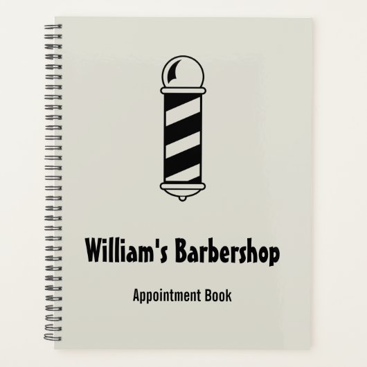 Benoemingboek Barbershop Planner (Voorkant)
