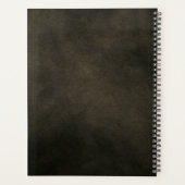 Benoemingboek leder Gold monogram in nood Planner (Achterkant)