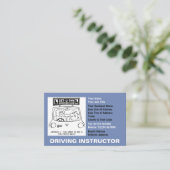 Benoemingen rijinstructeur visitekaartje (Staand voorkant)