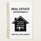 Benoemingen voor zwarte REALTOR Planner (Voorkant)