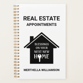 Benoemingen voor zwarte REALTOR Planner