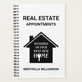 Benoemingen voor zwarte REALTOR Planner