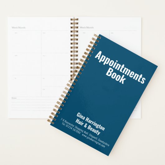 Benoemingsboek voor bedrijven planner (Display)