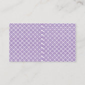 Benoemingskaart Afsprakenkaartje (Achterkant)