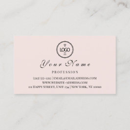 Benoemingskaart Makeup Artist Logo Esthetican QR Afsprakenkaartje