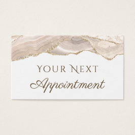 Benoemingskaart voor Ivory Gold Agate Visitekaartje