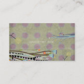 Benoemingskaart voor therapie- en adviesservices afsprakenkaartje (Achterkant)