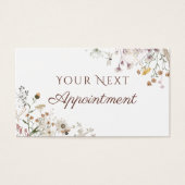 Benoemingskaart voor wilde bloemen visitekaartje (Voorkant)