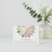 Benoemingskaart voor Yoga Class Pass Loyalty Manda (Staand voorkant)