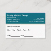 Benoemingskaarten voor artsen visitekaartje (Voorkant)