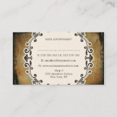 Benoemingskaarten voor geknepen haarhaar afsprakenkaartje (Achterkant)