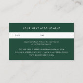 Benoemingskaarten voor wilde bossen afsprakenkaartje (Achterkant)