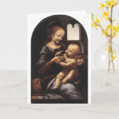 Benois Madonna door circa 1478 van Leonardo da Kaart (Gele Bloem)