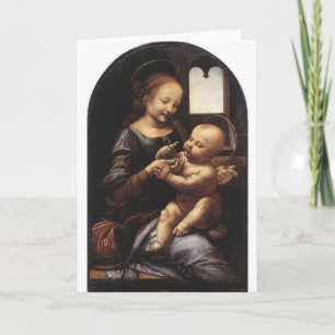 Benois Madonna door circa 1478 van Leonardo da Kaart