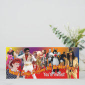 Benoit is de 30e Birthday Costume Party Kaart (Staand voorkant)