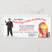 Benoit is de 30e Birthday Costume Party Kaart (Achterkant)