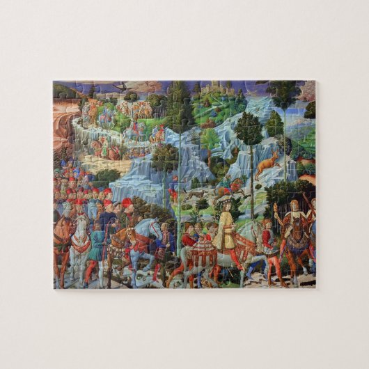 Benozzo Gozzoli - Processie van de Magi Puzzel (Horizontaal)