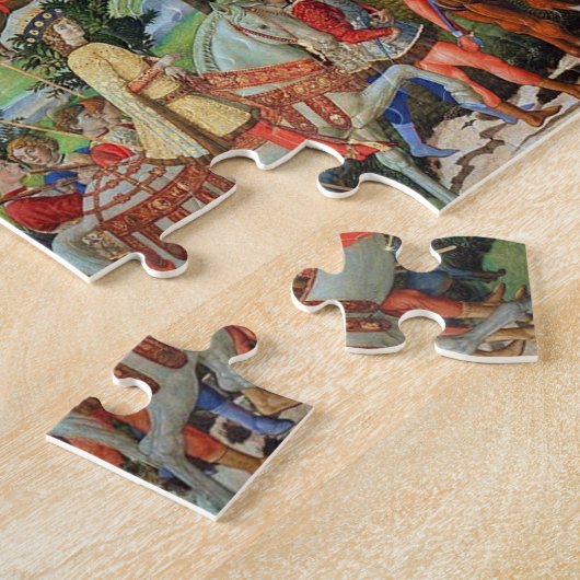 Benozzo Gozzoli - Processie van de Magi Puzzel Legpuzzel (Zijkant)