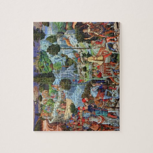 Benozzo Gozzoli - Processie van de Magi Puzzel Legpuzzel (Verticaal)