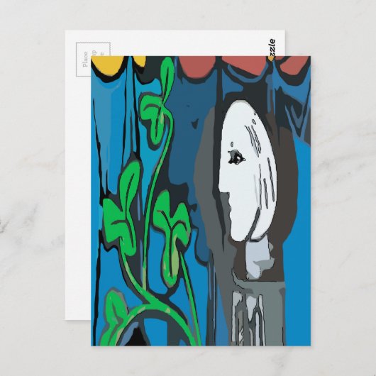 Ben's Bust, bewerk tekst Briefkaart (Voorkant / Achterkant)