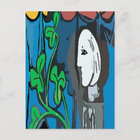 Ben's Bust, bewerk tekst Briefkaart (Voorkant)