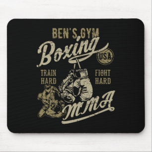 Bens Gym Boksen Mma Retro Design Voor De Naam Ben Muismat