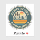 Bensalem, Pennsylvania Sticker (Vel)