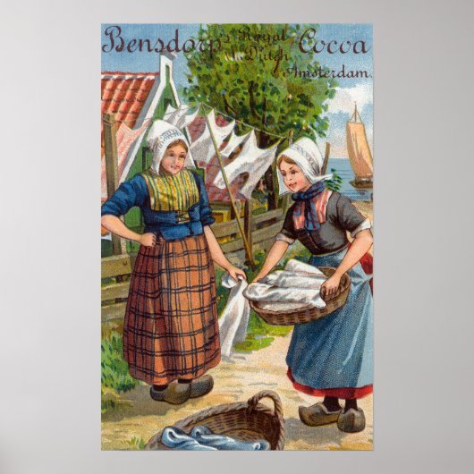 Bensdorp's Koninklijke Nederlandse Cocoa Poster (Voorkant)
