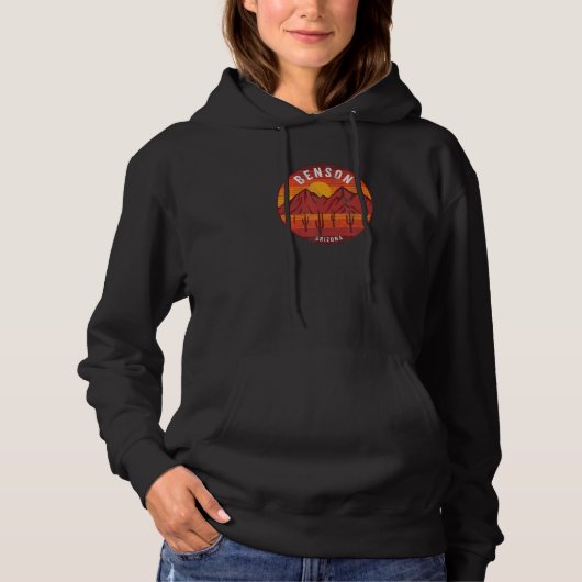 Benson Arizona  Cactus Sunset Desert Landsc Hoodie (Voorkant)